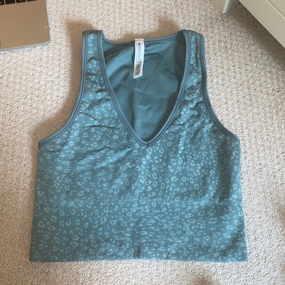 Athleta cropped fitted tank
